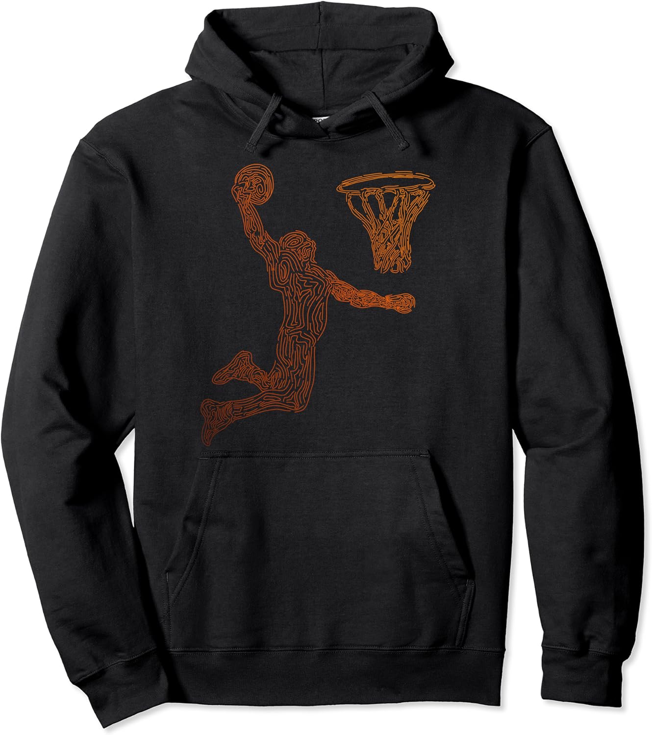 Boys Basketball Player Basketballer Sports Evolution Pullover Hoodie